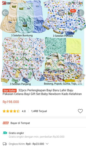 perlengkapan bayi