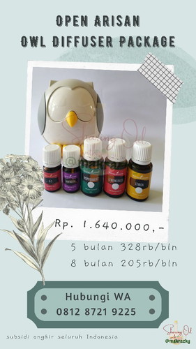 Menawarkan Paket Diffuser dan Oil Young Living