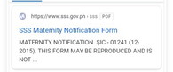 Sss form