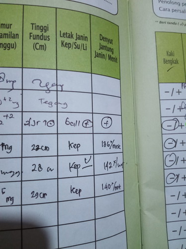 bener ga ea letak kepala janin udah dibawah