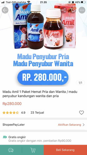 Madu promil