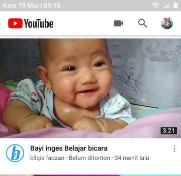 Bayi 2 bulan Belajar Bicara