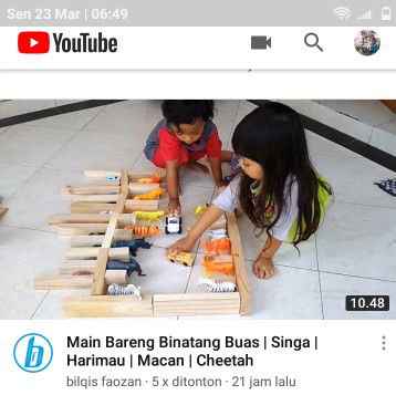 Permainan anak saat Belajar di rumah  ?