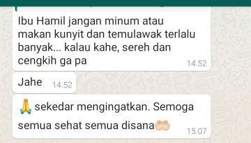 Bumil boleh tdk konsumsi kunyit?