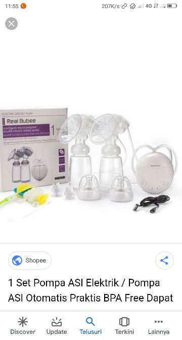 jual bouncer dan pompa asi elektrik