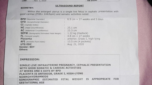 Pelvic Ultrasound ResuLt