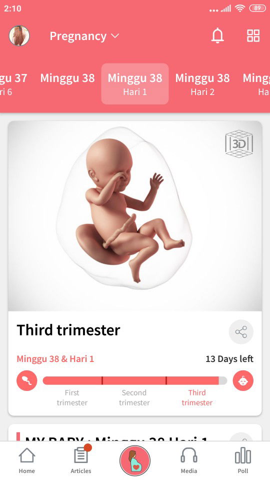 13 Days Left, GDM on diet (Due 10.07.2020) Harap bersalin normal