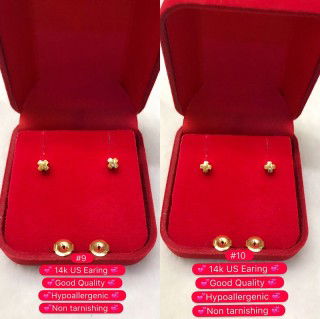 Baby Girl Earing 850 Only 14k Us Gold