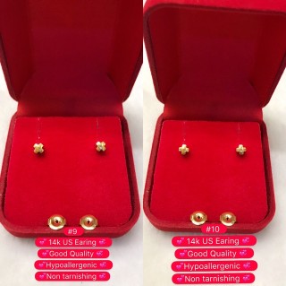 Baby Girl Earing 850 Only 14k Us Gold