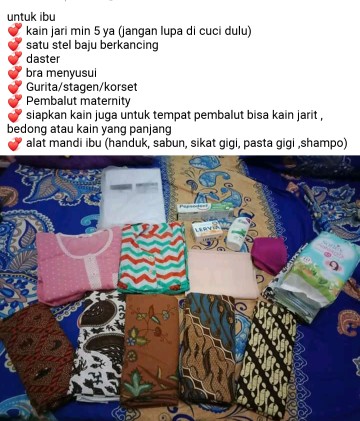 persiapan persalinan