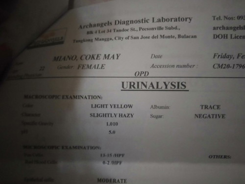 urinalysis
