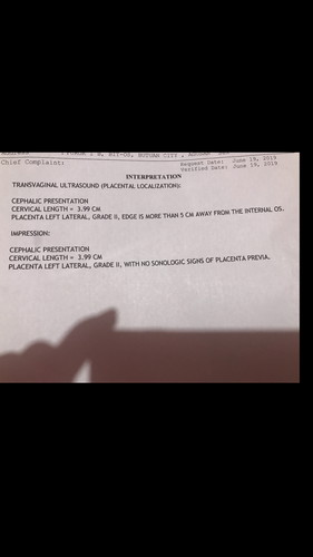 Tvs for placental location