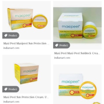 maxipeel sunscreen spf20