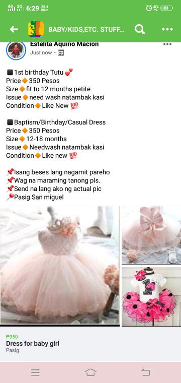 For sale baka bet nyo momsh