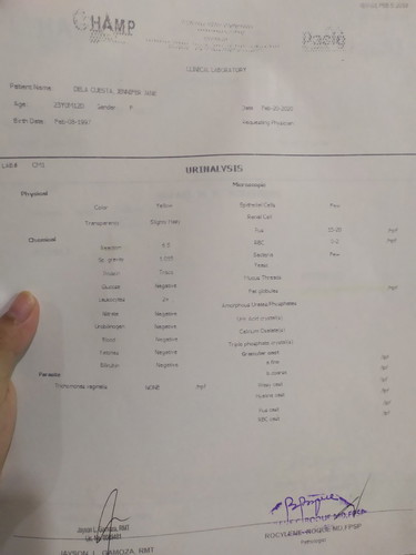 Lab result