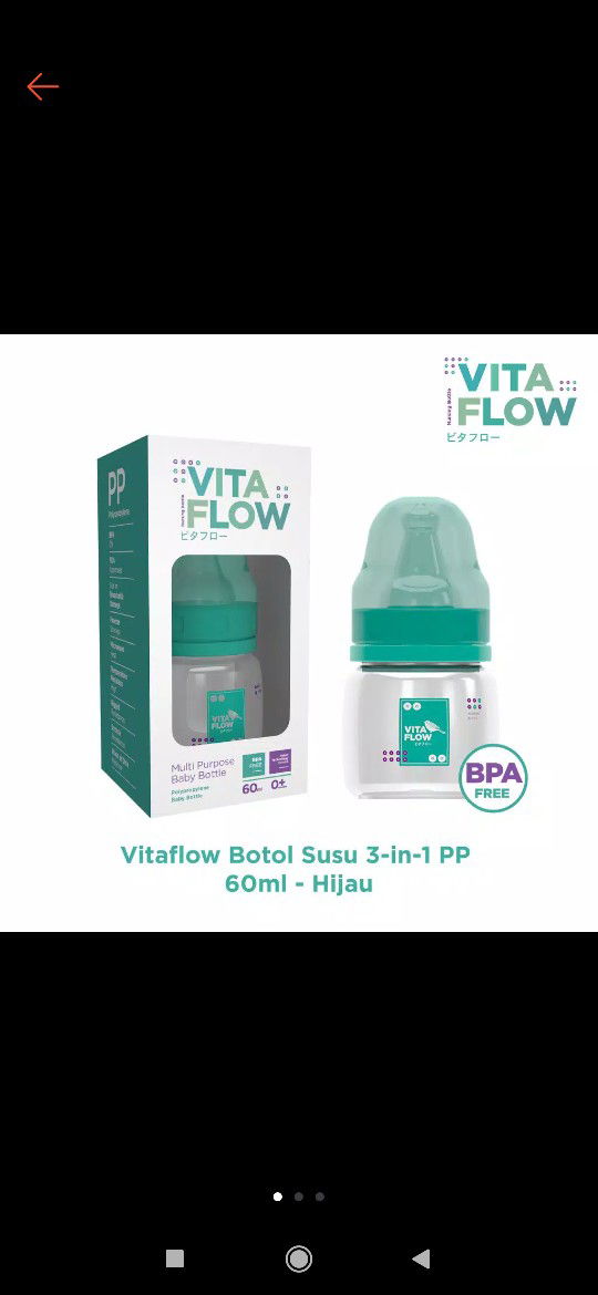 Botol dot merk Vitaflow