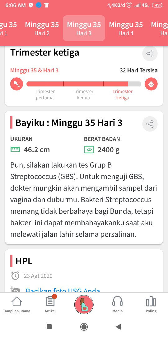 Minggu 35 hari 3