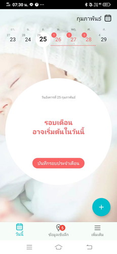 ท่าประจำเดือนไม่มาต้องกดตรงไหน