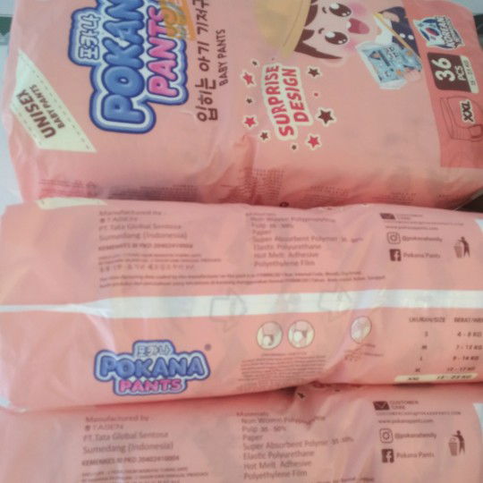 jual Pampers pokana xxl(dijual krna si Abang sdh tidak pakai)