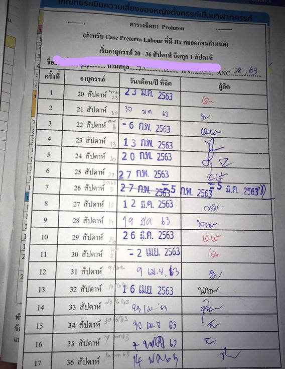 มีคุณแม่ฉีดยากันคลอดก่อนกำหนดกันไหมค่ะ