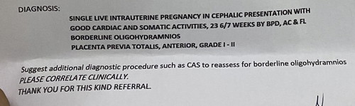 Please pray for me and my baby.