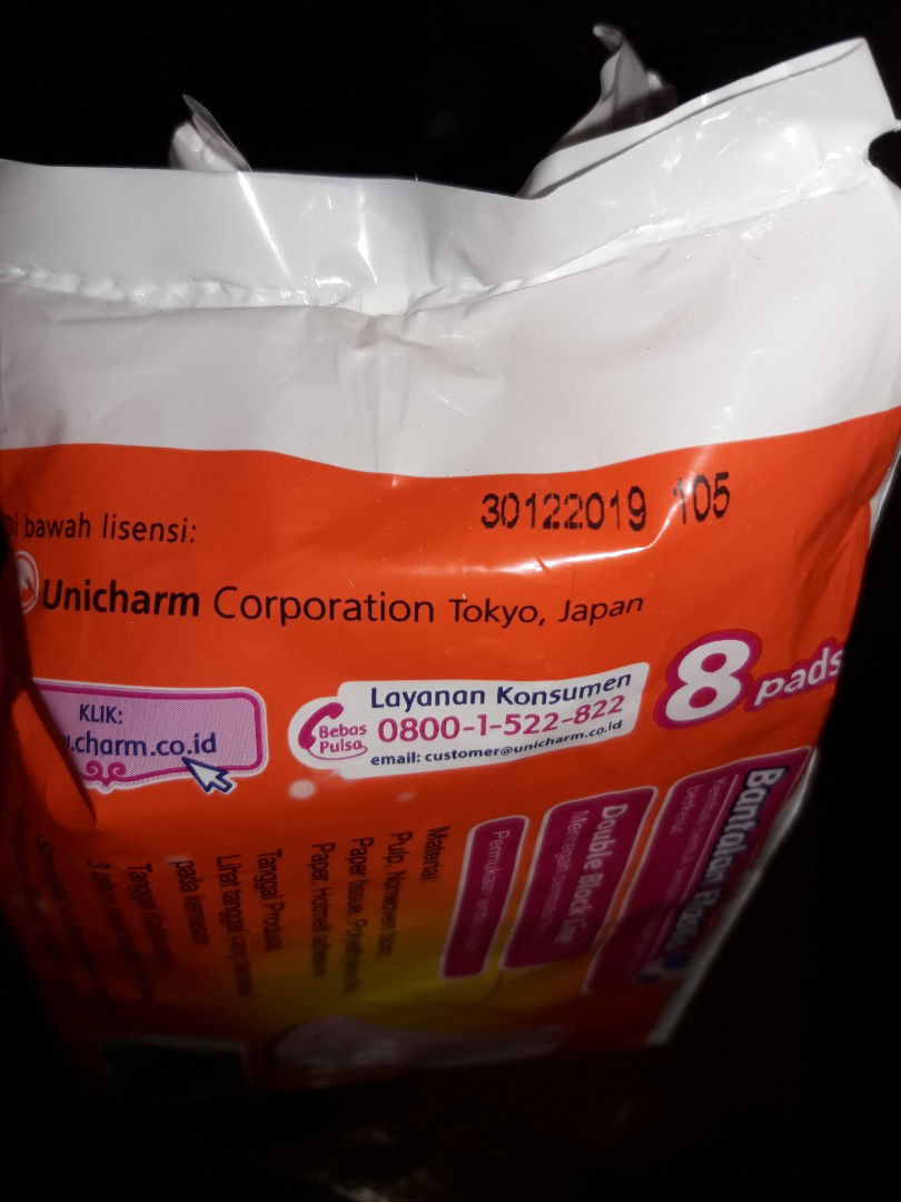 tgl kadaluarsa pembalut