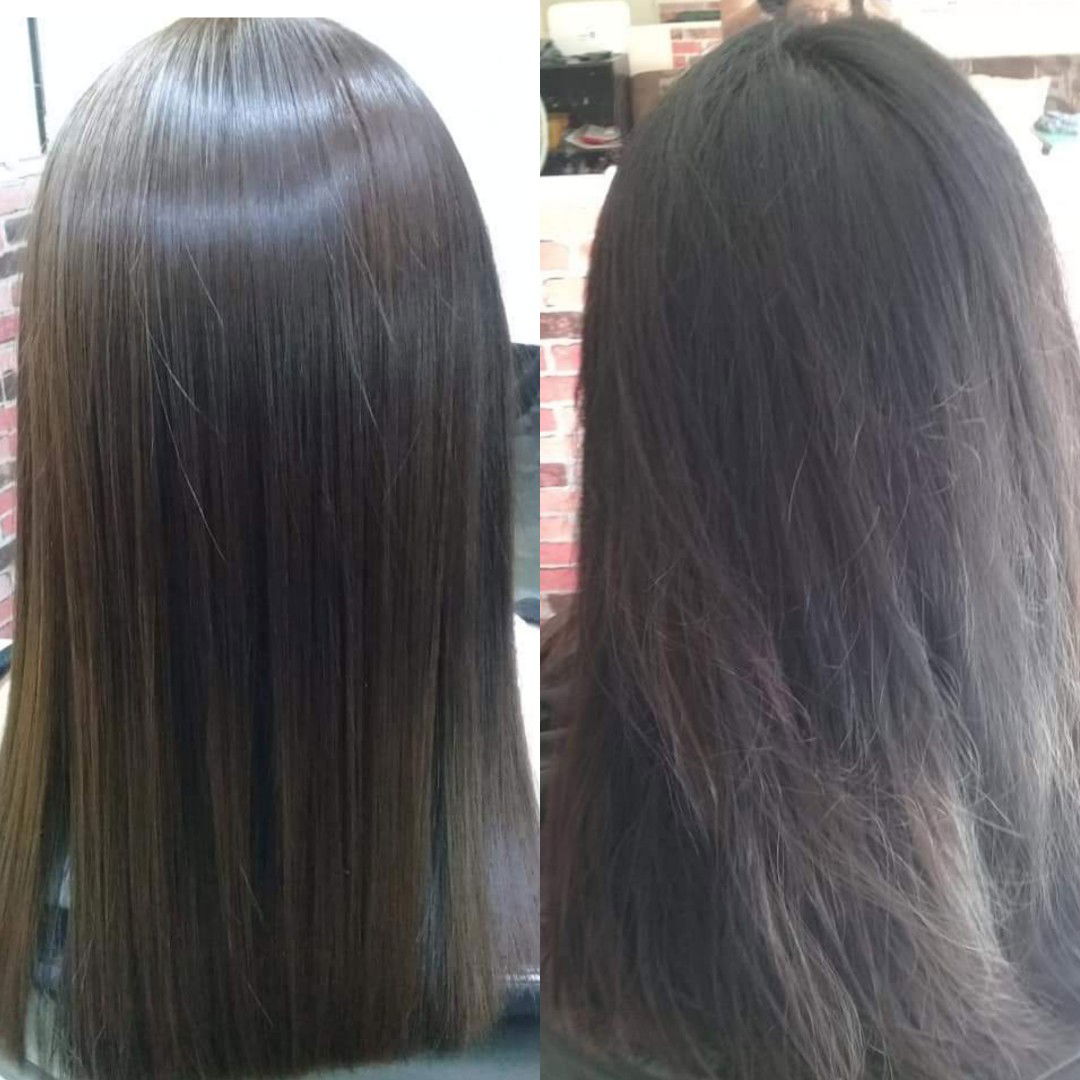 nag parebond at nagpakulay