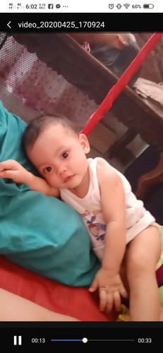 my 8 months old baby payat daw