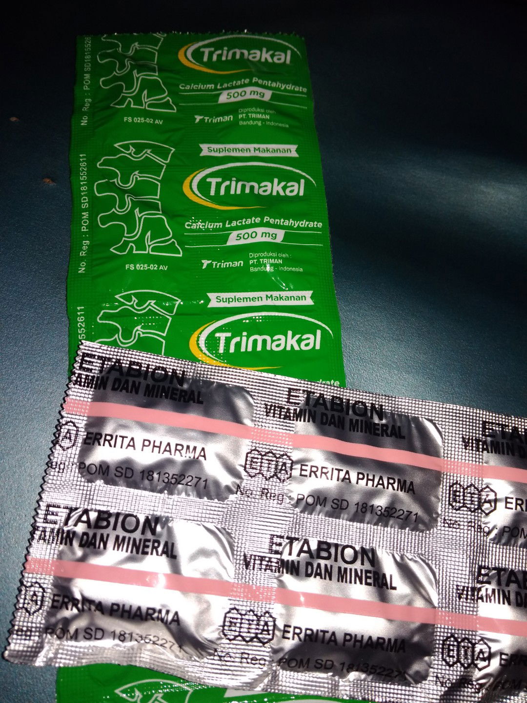 Tidak bisa minum Fe dan Kalsium dari bidan