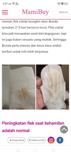 urgent : haid atau bukan?