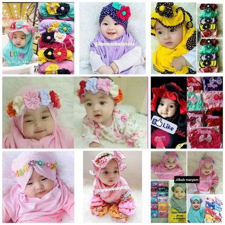 jilbab, peci, turban anak