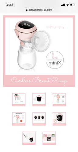 BE Mini Cordless Breast Pump