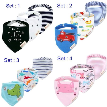 พร้อมส่ง ผ้าซับน้ำลาย ผ้ากันเปื้อน 150฿