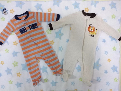 ส่งต่อชุดหมีคลุมเท้า ชุดรอมเปอร์ ลูกชาย 50฿