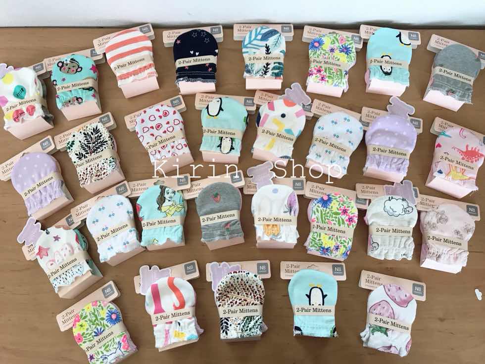 ถุงมือเด็กหญิง/ชาย?ขนาด: NB 0-3เดือน