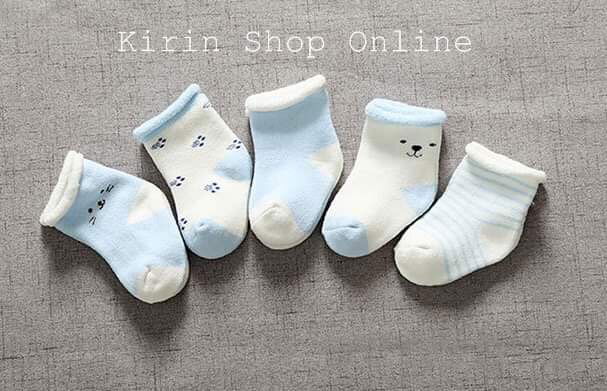 ถุงเท้าเด็กแพค5คู่ 150฿