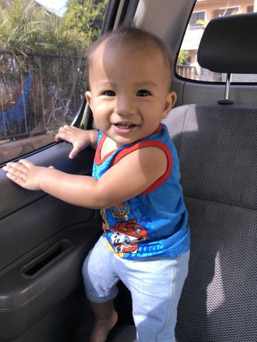 Babies being stubborn when mom is around