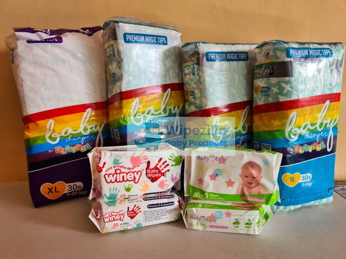 DIAPER AND WIPES FOR SALE