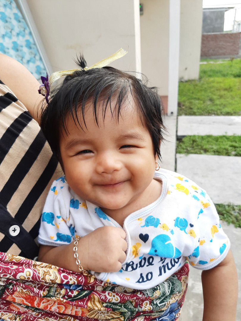 Almira usia 3 bulan 10 hari