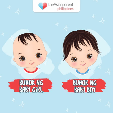 Buhok ng baby girl vs. buhok ng baby boy ??