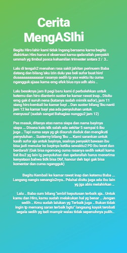 Cerita MengASIhi ku