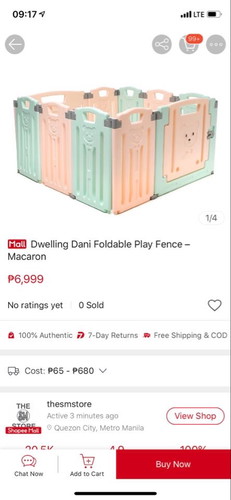 For sale: Dwelling Play Fence