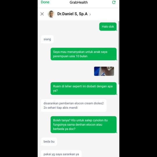 Konsultasi kesehatan ke DSA via grab health