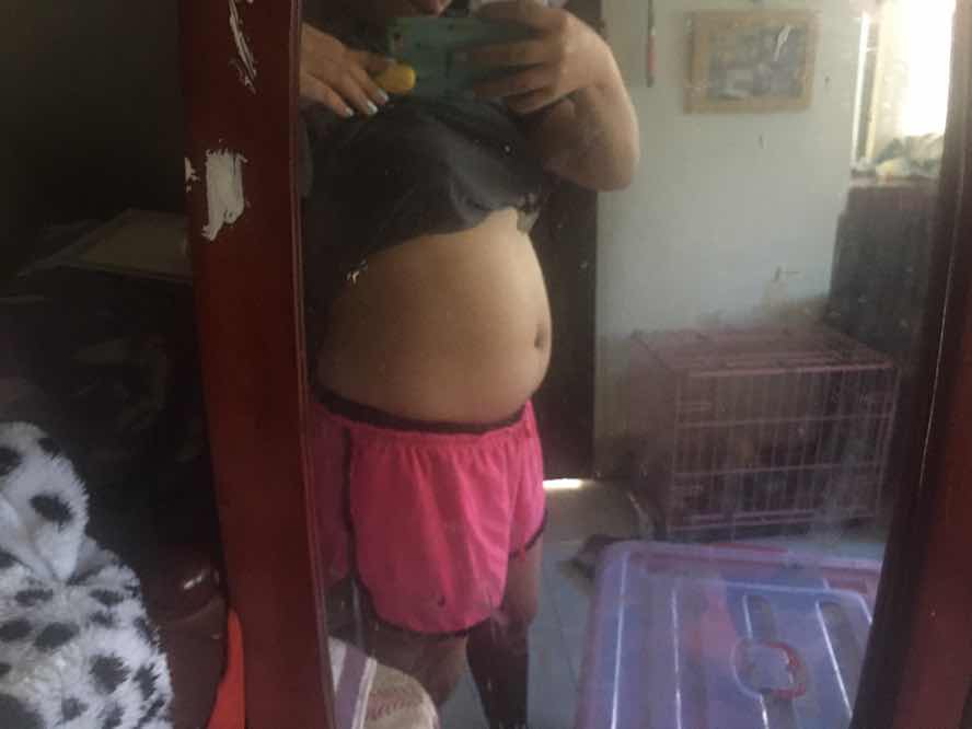 20 weeks and 4 days baby bump