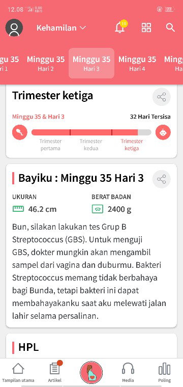 udah 9 bulan