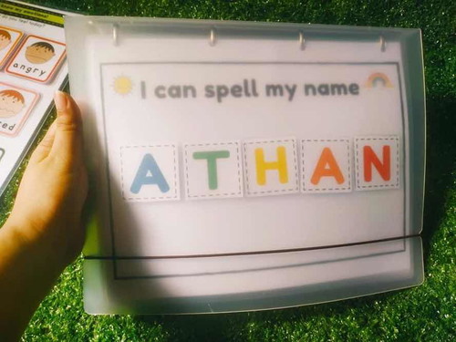 Interactive learning book for you little one.