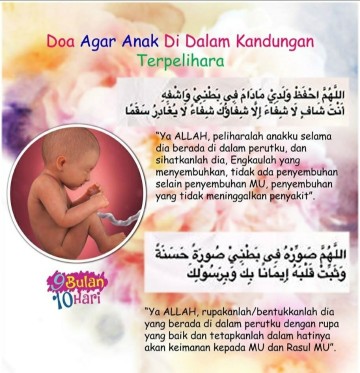 doa untuk anak dalam perut.