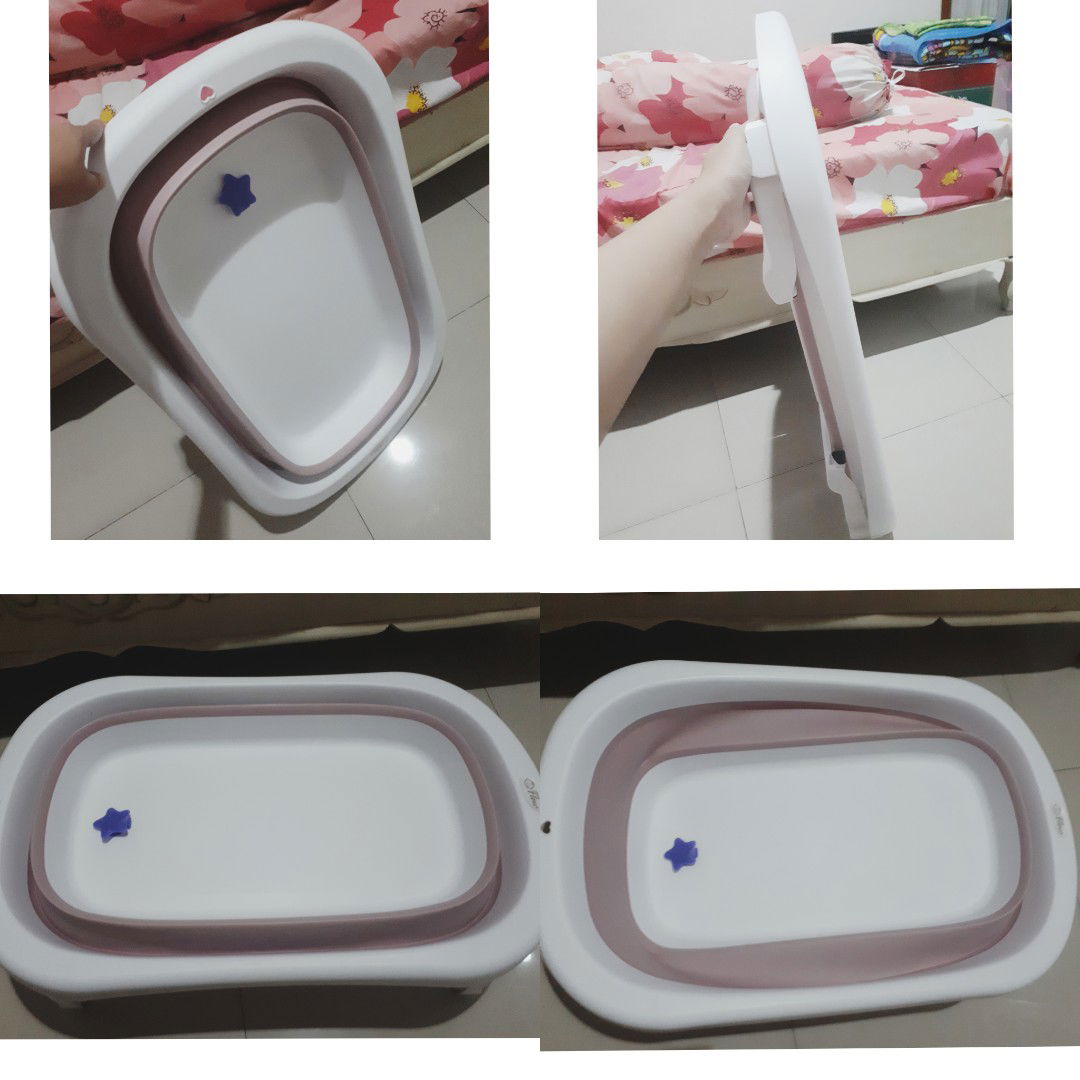 Jual Rugi Bak Lipat Bayi Pink