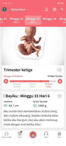 tidur janin