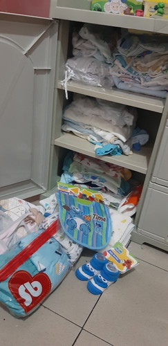 washing of baby clothes